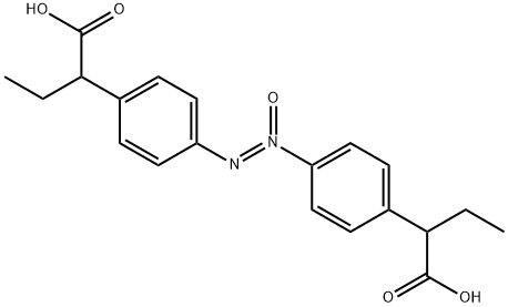 α-Toluic acid, p,p'-azoxybis[α-ethyl- (3CI) Struktur