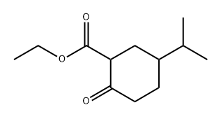 2-氧代-5-(丙-2-基)环己烷-1-羧酸乙酯, 859178-22-6, 结构式
