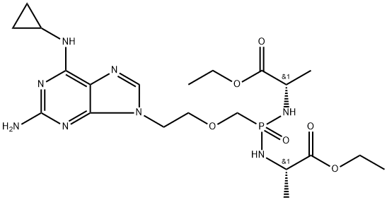 ラバクホサジン 化学構造式