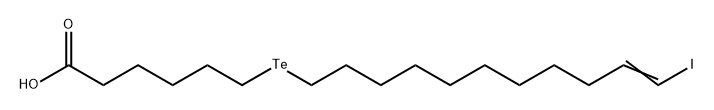 18-iodo-7-tellura-17-octadecenoic acid 结构式