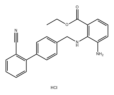 859843-08-6 3-氨基-2-(((2'-氰基-[1,1'-联苯]-4-基)甲基)氨基)苯甲酸乙酯盐酸盐
