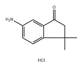 6-Amino-3,3-dimethylindan-1-one,860356-65-6,结构式