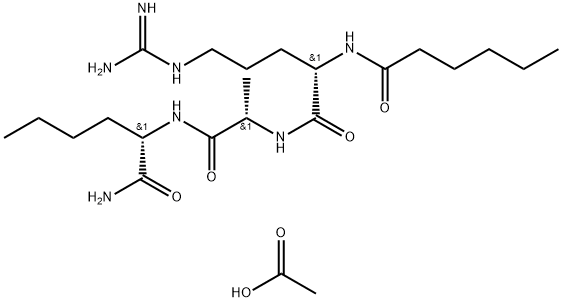 Hexanoyl Dipeptide-3 Norleucine Acetate Struktur