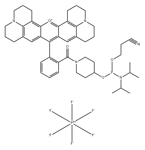 CAL Fluor Red 610 CE Phosphoramidit Structure