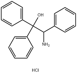 2-Amino-1,1,2-triphenylethanol hydrochloride Structure