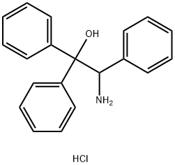 2-Amino-1,1,2-triphenylethanol hydrochloride Struktur