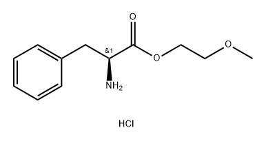 L-Phenylalanine, 2-methoxyethyl ester, hydrochloride (9CI) Structure