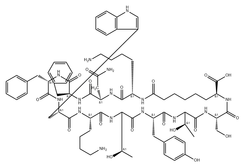 CGP-23996 >95% (NON-REDUCIBLE ANALOG OF SOMATOSTATIN SUITABLE Structure