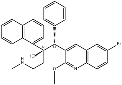 贝达喹啉杂质,861709-47-9,结构式