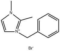 溴化 1-苄基-2, 3-二甲基咪唑, 862999-80-2, 结构式