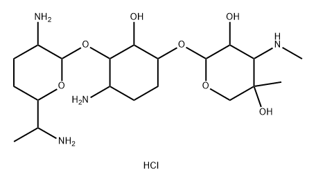 1-deaminogentamicin C2 Struktur