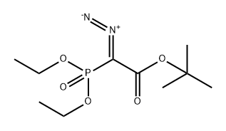 2-重氮基-2-(二乙氧基磷酰基)乙酸叔丁酯 结构式