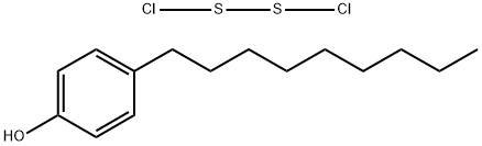 Phenol, 4-nonyl-, polymer with sulfur chloride (S2Cl2) Struktur