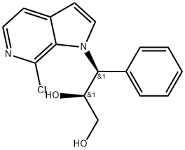 (2S,3S)-3-(7-Chloro-1H-pyrrolo2,3-cpyridin-1-yl)-3-phenyl-1,2-propanediol|