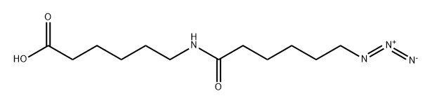 Hexanoic acid, 6-[(6-azido-1-oxohexyl)amino]- Structure