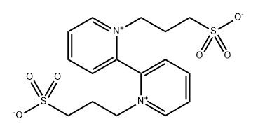 2,2''-BIPYRIDINIUM-N,N''-DI(PROPYLSULFONATE) 化学構造式