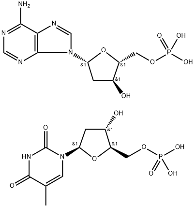 聚脱氧核糖核酸, 86828-69-5, 结构式