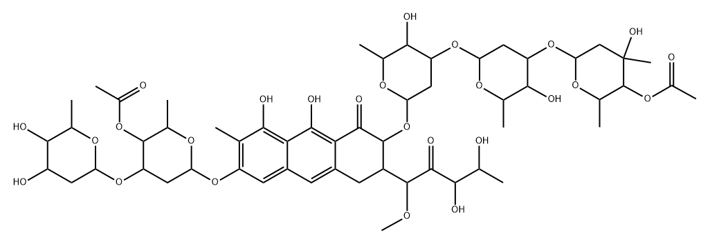 demethylchromomycin A3 Structure