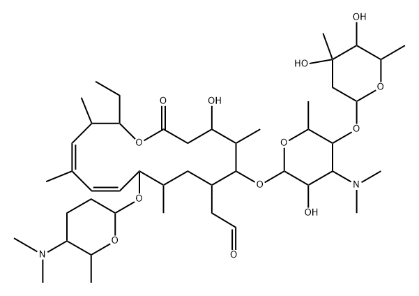 池美拉霉素 B, 87092-83-9, 结构式