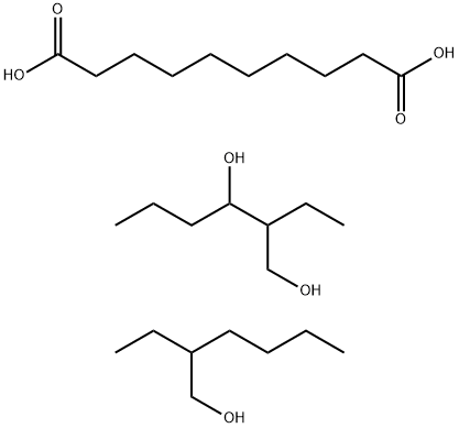 POLY(2-ETHYL-1,3-HEXANEDIOL SEBACATE), BIS(2-ETHYLHEXYL) TERMINATED Struktur