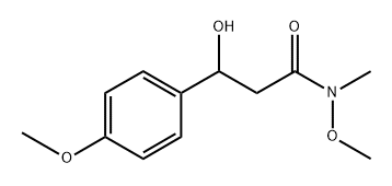 3-HYDROXY-N-METHOXY-3-(4-METHOXYPHENYL)-N-METHYLPROPANAMI, 872428-03-0, 结构式
