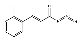 2-Propenoyl azide, 3-(2-methylphenyl)-, (2E)-