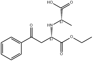 N-(1-(S)-Ethoxycarbonyl-3-Phenylpropyl)-L-Alaninyl-N-Carboxyanhydride Struktur