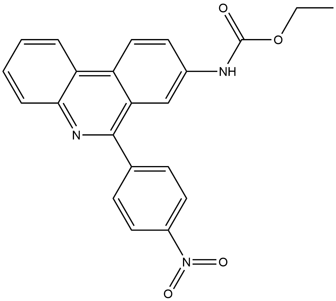 872809-52-4 2-ethoxycarbonylamino-5-methyl-6-(4-nitro-phenyl)-phenanthridiniumr
