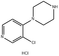 1-(3-chloropyridin-4-yl)piperazine HCl Structure