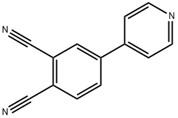 4-(pyridin-4-yl)phthalonitrile Struktur