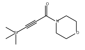 1-Morpholin-4-yl-3-trimethylsilanyl-propynone 结构式