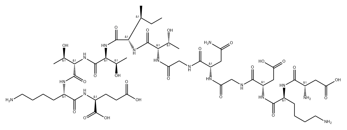 calmodulin (20-31) Struktur