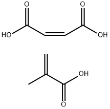 maleic acid-methacrylic acid copolymer Struktur