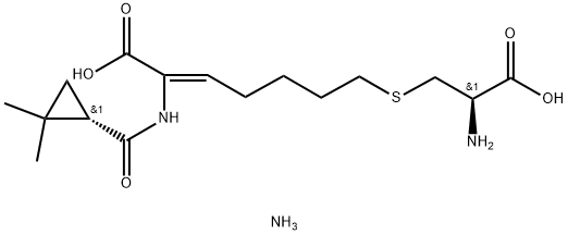 シラスタチン アンモニウム塩 化学構造式
