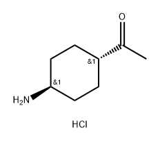 Ethanone, 1-(trans-4-aminocyclohexyl)-, hydrochloride (1:1) Struktur