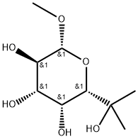 methyl 6,6-di-C-methylgalactopyranoside Structure