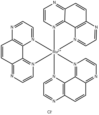 ruthenium-tris-1,4,5,8-tetraazaphenanthrene Structure