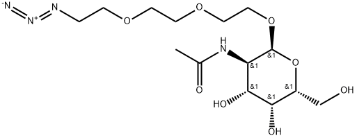 alpha-GalNAc-PEG3-Azide >=95% 化学構造式