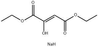 2-Butenedioic acid, 2-hydroxy-, 1,4-diethyl ester, sodium salt (1:1), (2Z)- Structure
