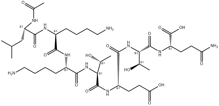 醋酸胸腺素β4片段,885340-08-9,结构式