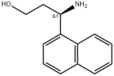 1-Naphthalenepropanol, γ-amino-, (γR)- 结构式