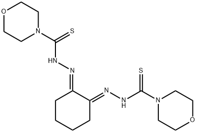 1,2-cyclohexanedione bis(4-diethylenoxythiosemicarbazone) 结构式