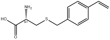 3-[(对乙烯基苄基)硫基]- L-丙氨酸, 887230-25-3, 结构式