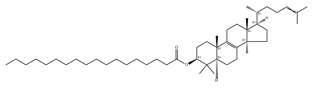 Lanosteryl stearate Structure