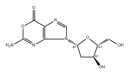 2'-deoxyoxanosine Struktur