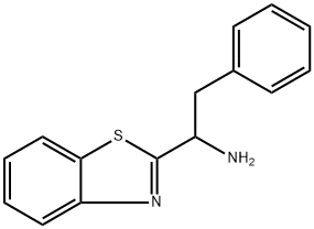2-Benzothiazolemethanamine, α-(phenylmethyl)- Struktur