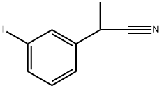 Benzeneacetonitrile, 3-iodo-α-methyl- Structure