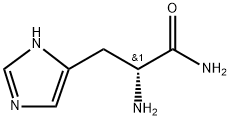 (R)-2-氨基-3-(1H-咪唑-4-基)丙酰胺, 891787-99-8, 结构式