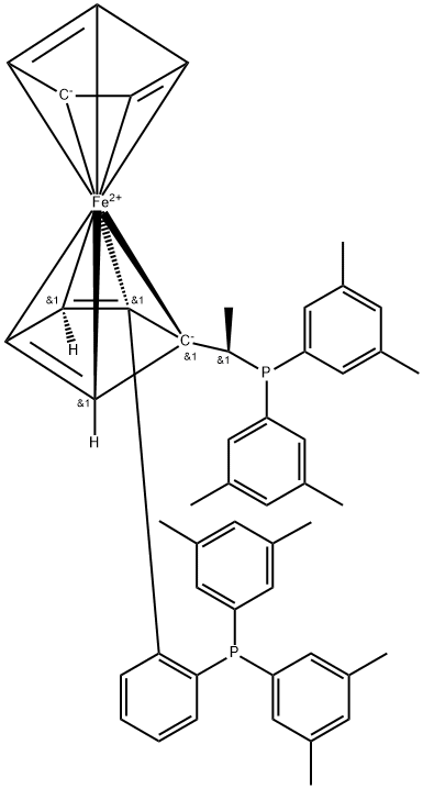 894771-28-9 (R)-(+)-1-[(R)-2-(2'-Di-3,5-xylylphosphinophenyl)ferrocenyl]ethyldi-3,5-xylylphosphine