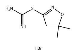 5,5-二甲基-4,5-二氢异噁唑-3基硫脲溴酸盐,894809-59-7,结构式